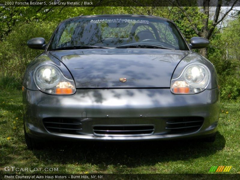 Seal Grey Metallic / Black 2003 Porsche Boxster S