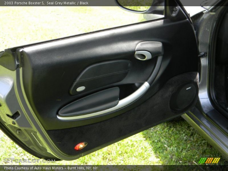Seal Grey Metallic / Black 2003 Porsche Boxster S