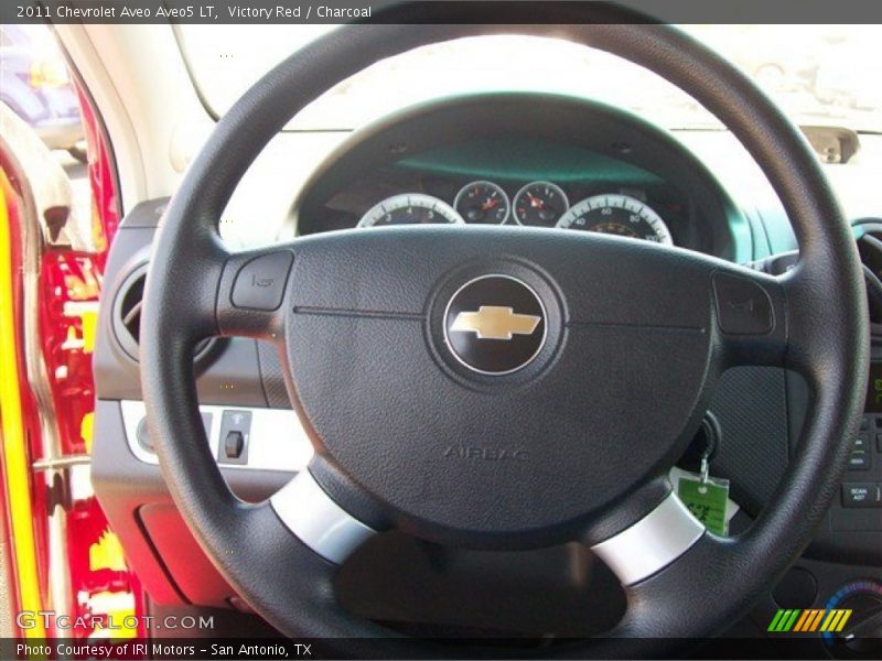 Victory Red / Charcoal 2011 Chevrolet Aveo Aveo5 LT