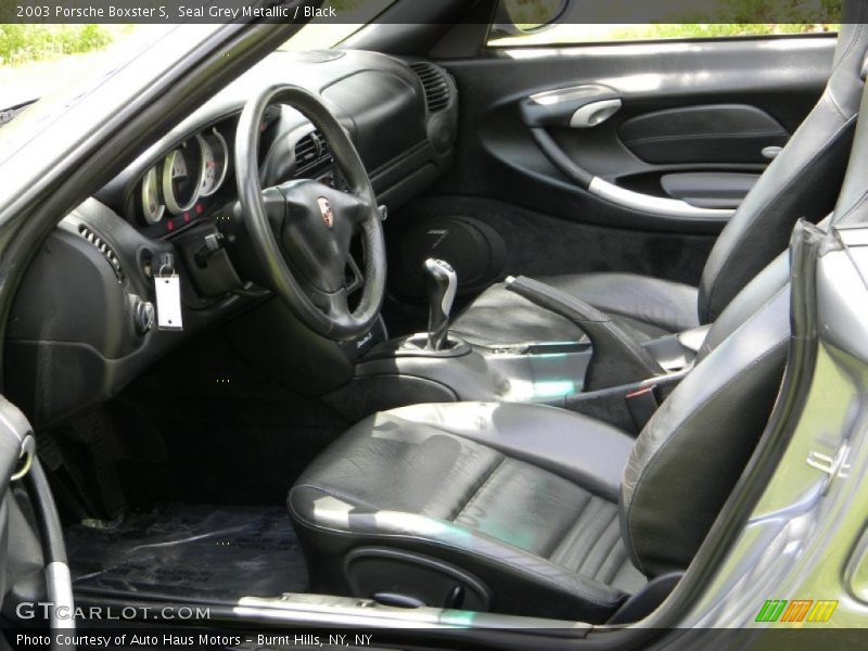 Seal Grey Metallic / Black 2003 Porsche Boxster S