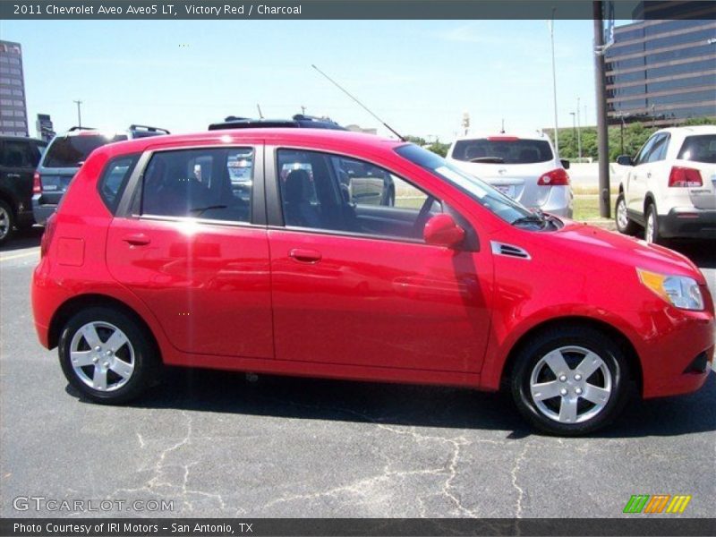 Victory Red / Charcoal 2011 Chevrolet Aveo Aveo5 LT