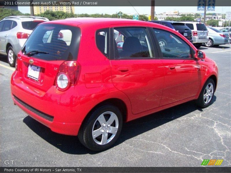 Victory Red / Charcoal 2011 Chevrolet Aveo Aveo5 LT