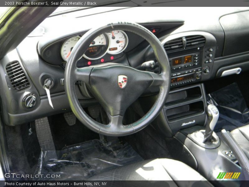 Seal Grey Metallic / Black 2003 Porsche Boxster S
