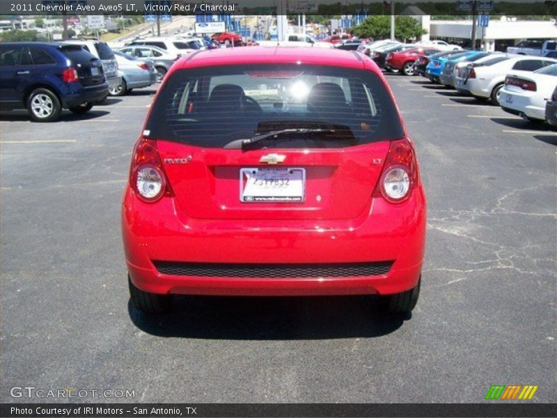 Victory Red / Charcoal 2011 Chevrolet Aveo Aveo5 LT