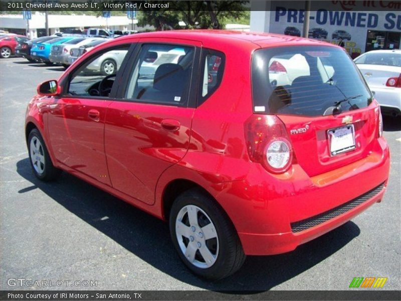Victory Red / Charcoal 2011 Chevrolet Aveo Aveo5 LT