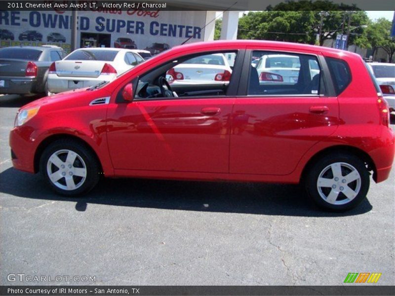 Victory Red / Charcoal 2011 Chevrolet Aveo Aveo5 LT