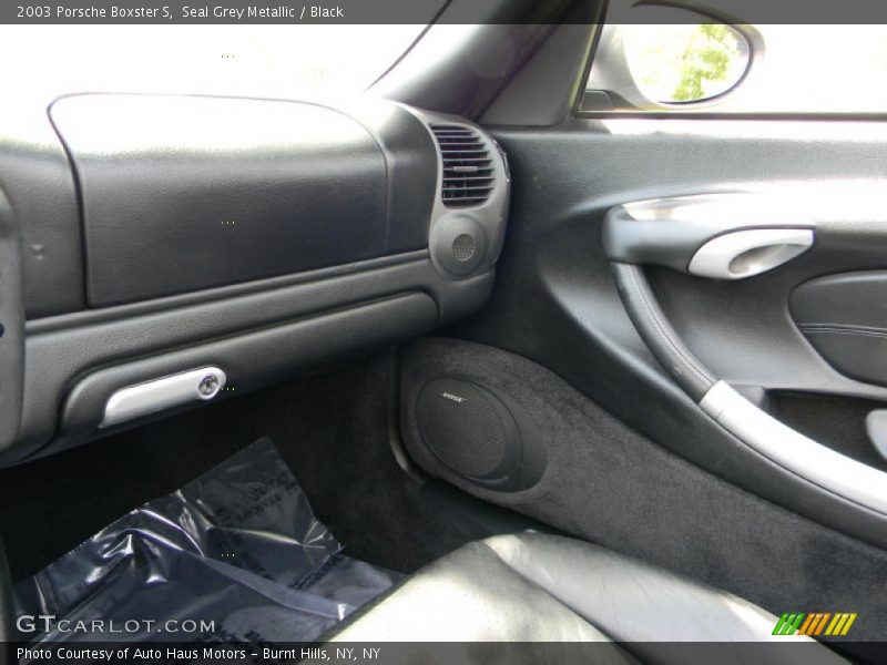Seal Grey Metallic / Black 2003 Porsche Boxster S