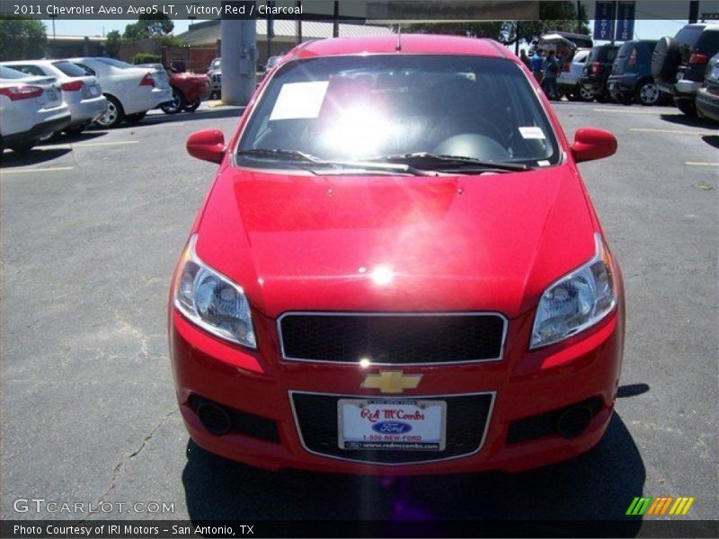 Victory Red / Charcoal 2011 Chevrolet Aveo Aveo5 LT