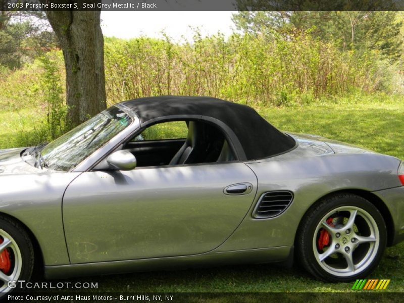 Seal Grey Metallic / Black 2003 Porsche Boxster S