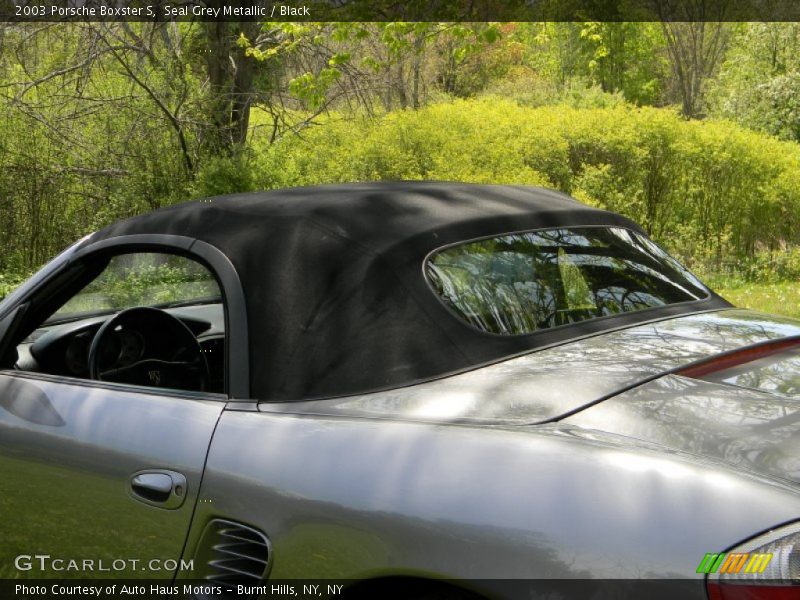 Seal Grey Metallic / Black 2003 Porsche Boxster S