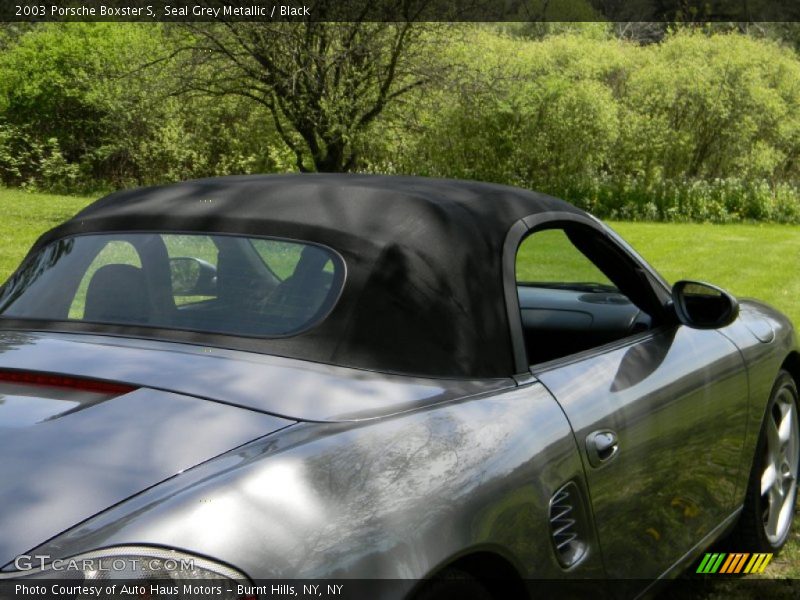 Seal Grey Metallic / Black 2003 Porsche Boxster S
