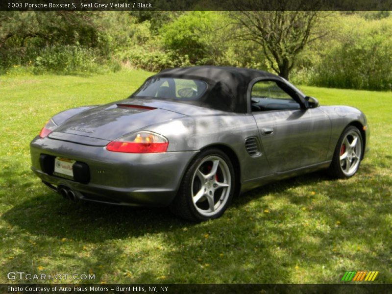 Seal Grey Metallic / Black 2003 Porsche Boxster S