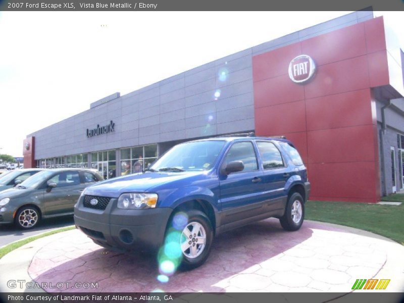 Vista Blue Metallic / Ebony 2007 Ford Escape XLS