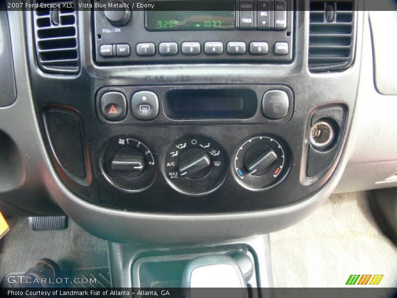 Vista Blue Metallic / Ebony 2007 Ford Escape XLS