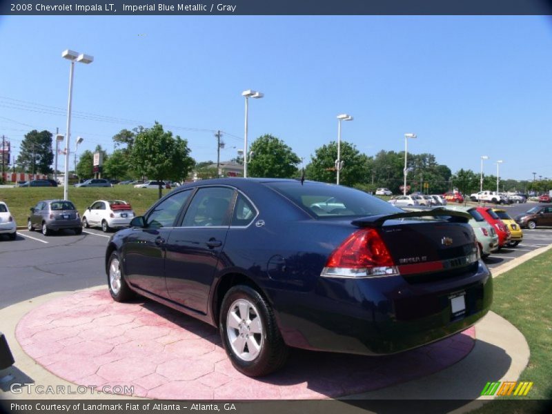 Imperial Blue Metallic / Gray 2008 Chevrolet Impala LT