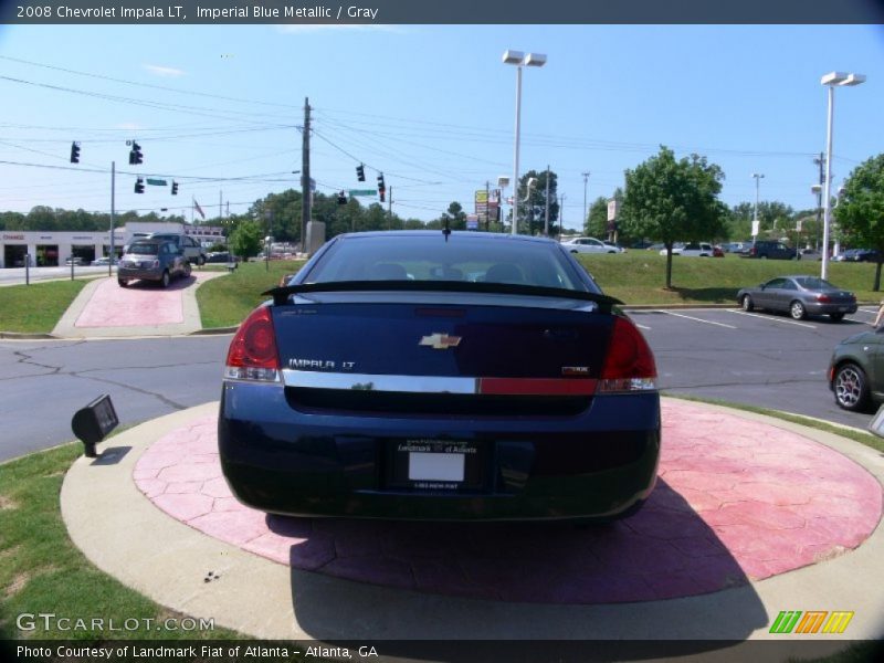Imperial Blue Metallic / Gray 2008 Chevrolet Impala LT