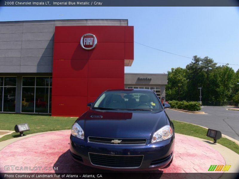 Imperial Blue Metallic / Gray 2008 Chevrolet Impala LT
