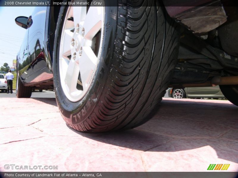 Imperial Blue Metallic / Gray 2008 Chevrolet Impala LT