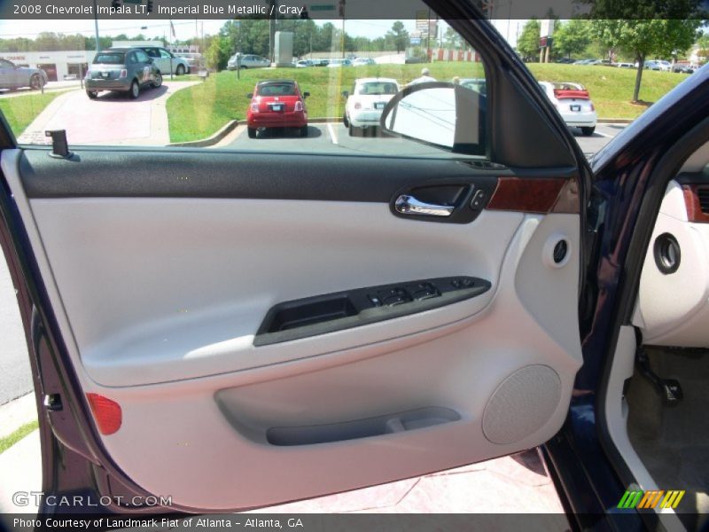 Imperial Blue Metallic / Gray 2008 Chevrolet Impala LT