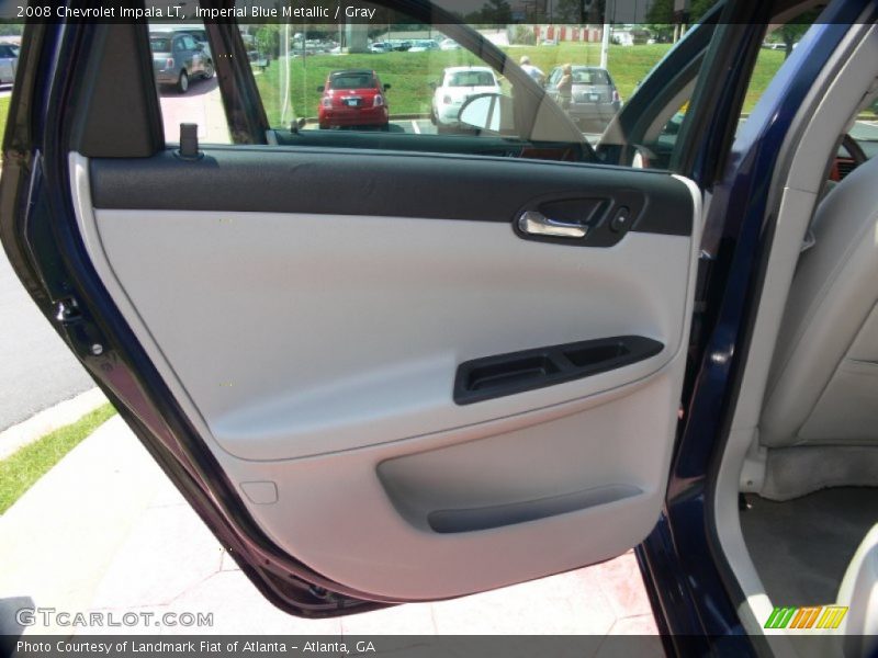 Imperial Blue Metallic / Gray 2008 Chevrolet Impala LT