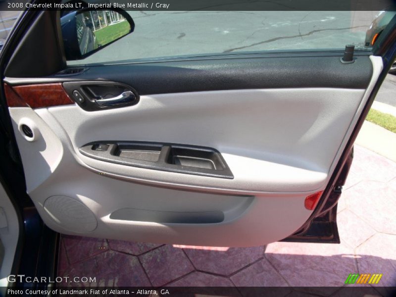 Imperial Blue Metallic / Gray 2008 Chevrolet Impala LT