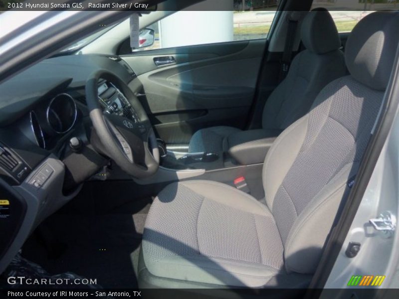 Radiant Silver / Gray 2012 Hyundai Sonata GLS