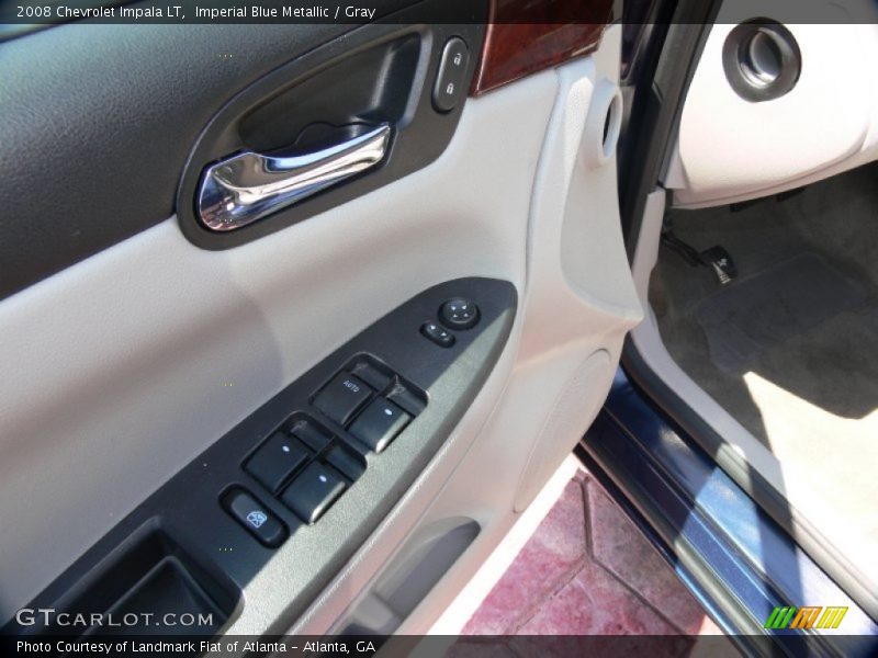 Imperial Blue Metallic / Gray 2008 Chevrolet Impala LT