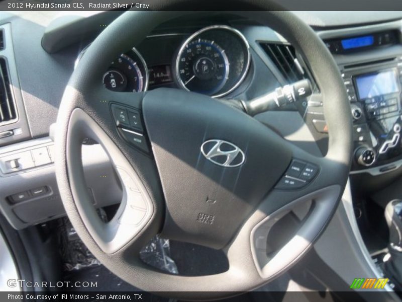 Radiant Silver / Gray 2012 Hyundai Sonata GLS