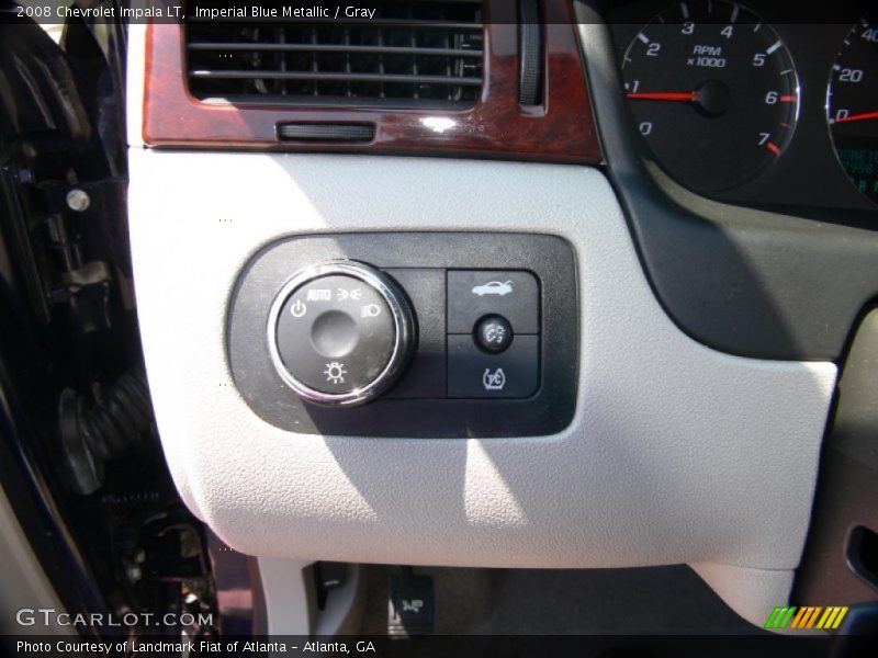 Imperial Blue Metallic / Gray 2008 Chevrolet Impala LT