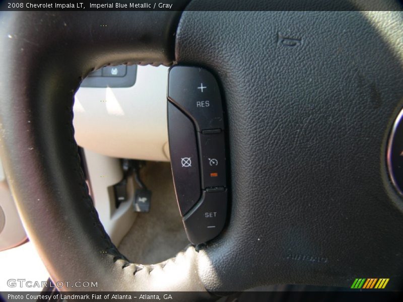 Imperial Blue Metallic / Gray 2008 Chevrolet Impala LT