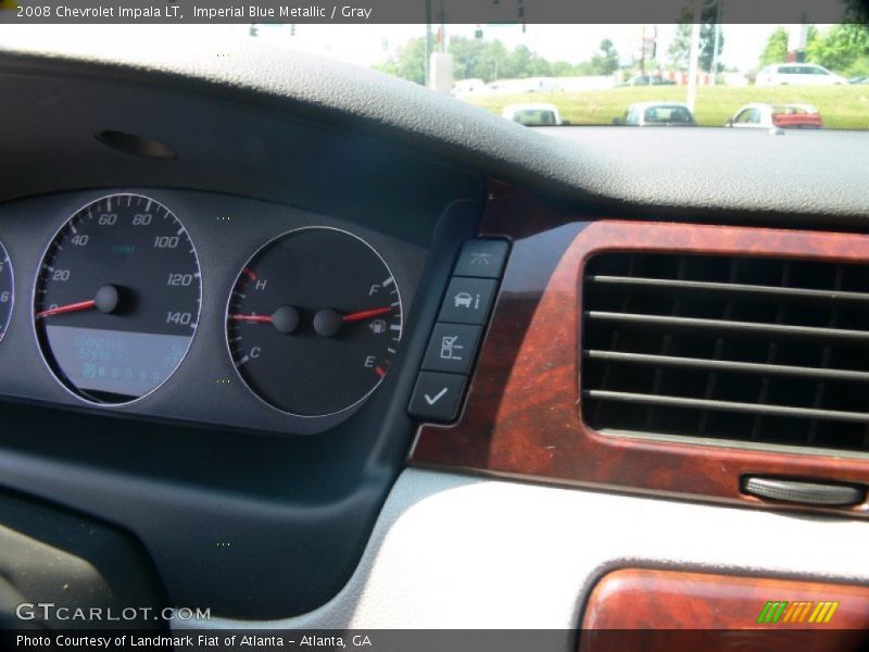 Imperial Blue Metallic / Gray 2008 Chevrolet Impala LT