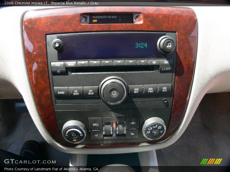 Imperial Blue Metallic / Gray 2008 Chevrolet Impala LT