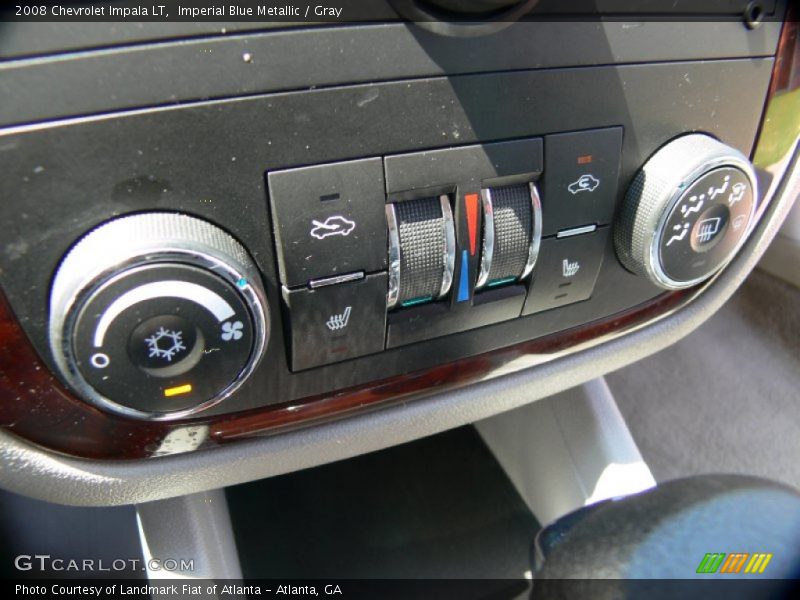 Imperial Blue Metallic / Gray 2008 Chevrolet Impala LT