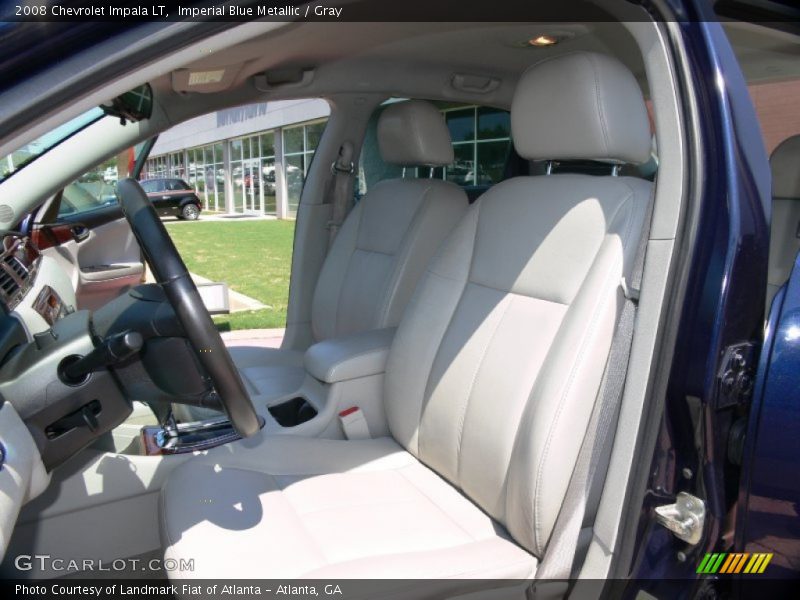 Imperial Blue Metallic / Gray 2008 Chevrolet Impala LT