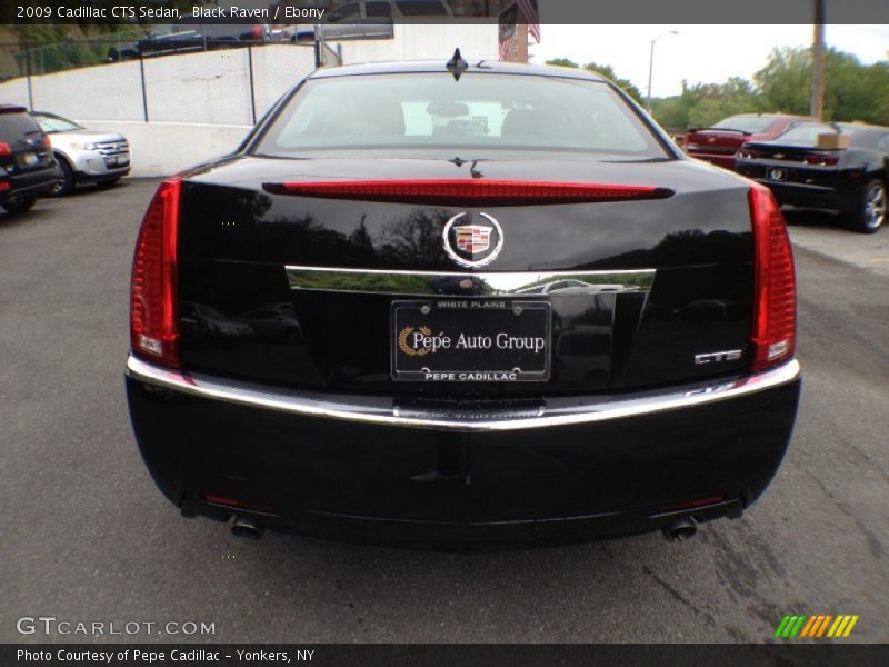 Black Raven / Ebony 2009 Cadillac CTS Sedan