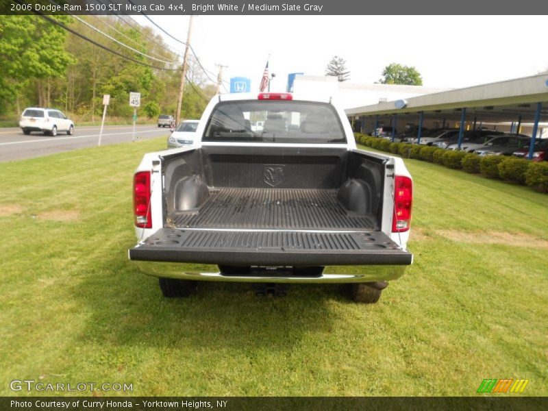 Bright White / Medium Slate Gray 2006 Dodge Ram 1500 SLT Mega Cab 4x4