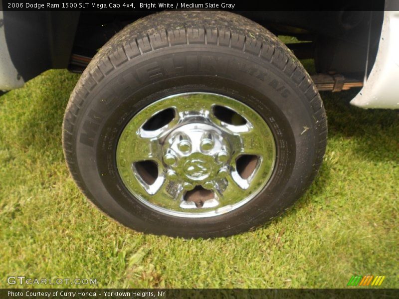 Bright White / Medium Slate Gray 2006 Dodge Ram 1500 SLT Mega Cab 4x4