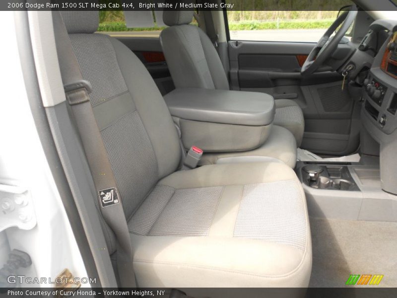 Bright White / Medium Slate Gray 2006 Dodge Ram 1500 SLT Mega Cab 4x4