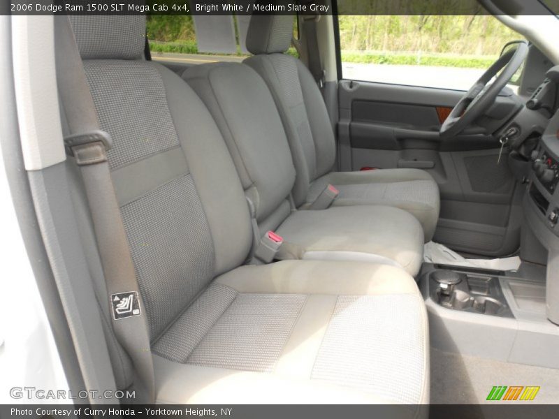 Bright White / Medium Slate Gray 2006 Dodge Ram 1500 SLT Mega Cab 4x4