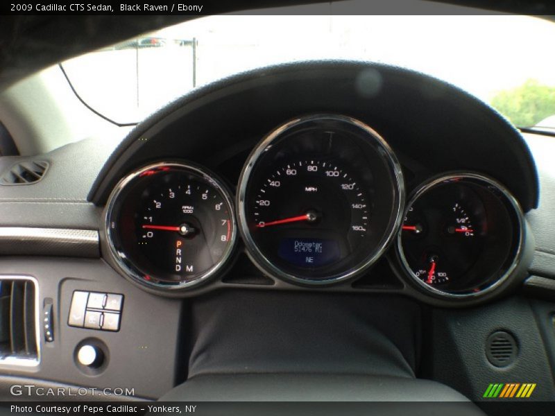 Black Raven / Ebony 2009 Cadillac CTS Sedan