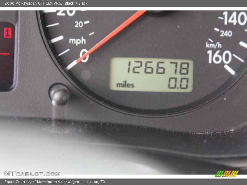 Black / Black 2000 Volkswagen GTI GLX VR6