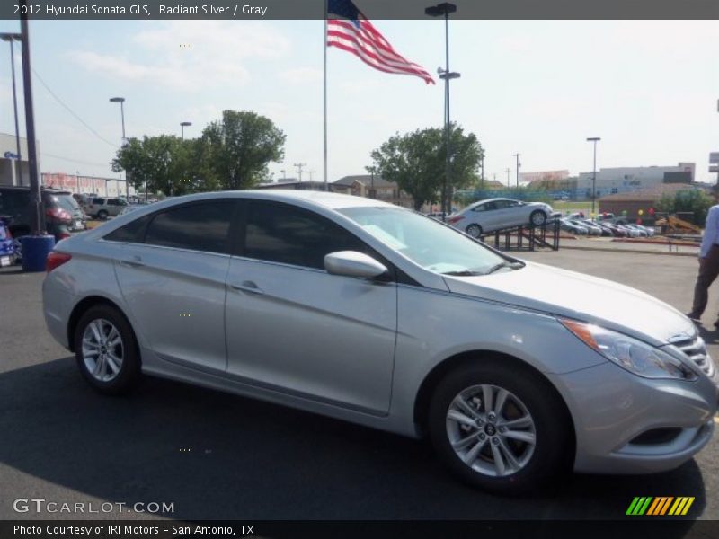 Radiant Silver / Gray 2012 Hyundai Sonata GLS