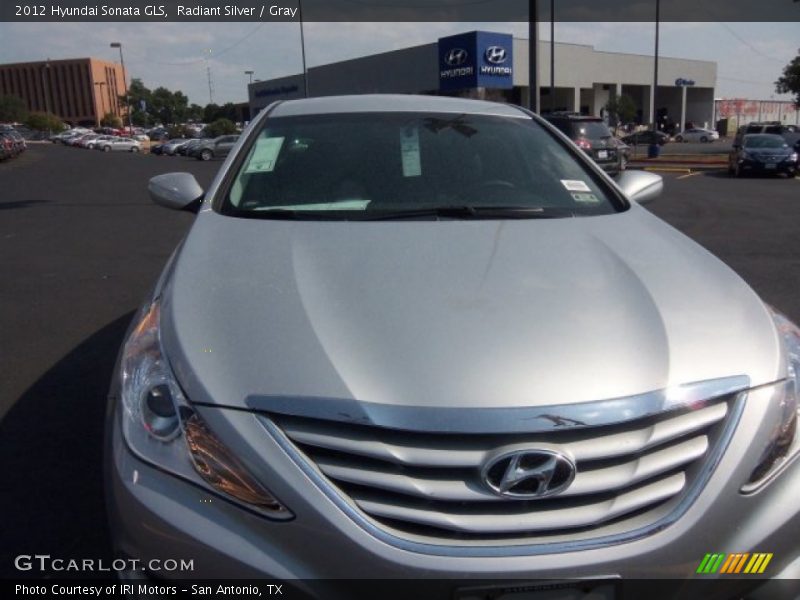 Radiant Silver / Gray 2012 Hyundai Sonata GLS