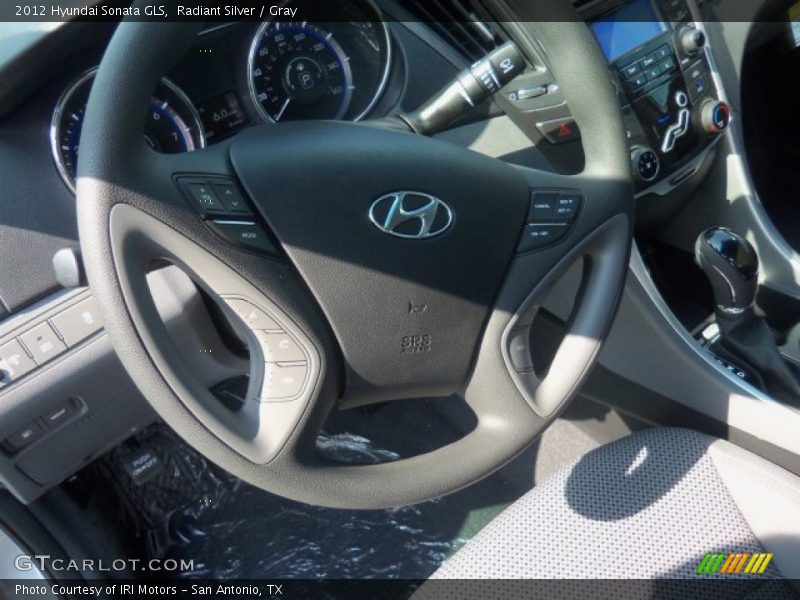 Radiant Silver / Gray 2012 Hyundai Sonata GLS