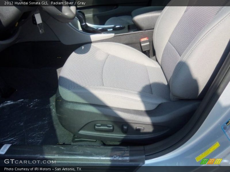 Radiant Silver / Gray 2012 Hyundai Sonata GLS