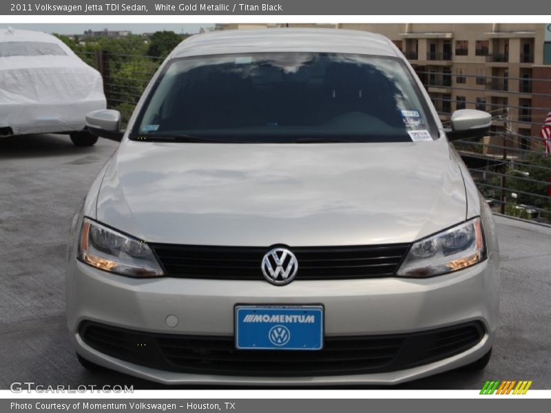 White Gold Metallic / Titan Black 2011 Volkswagen Jetta TDI Sedan