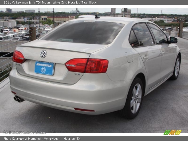 White Gold Metallic / Titan Black 2011 Volkswagen Jetta TDI Sedan