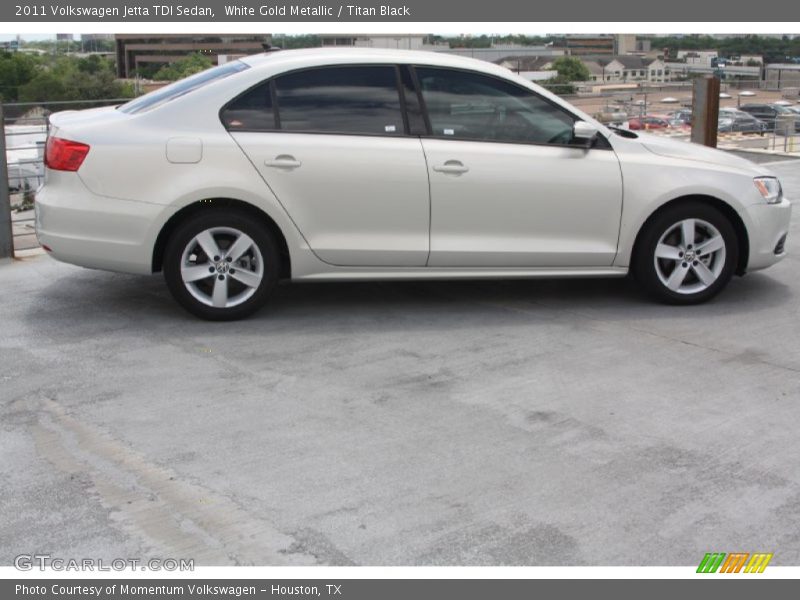 White Gold Metallic / Titan Black 2011 Volkswagen Jetta TDI Sedan