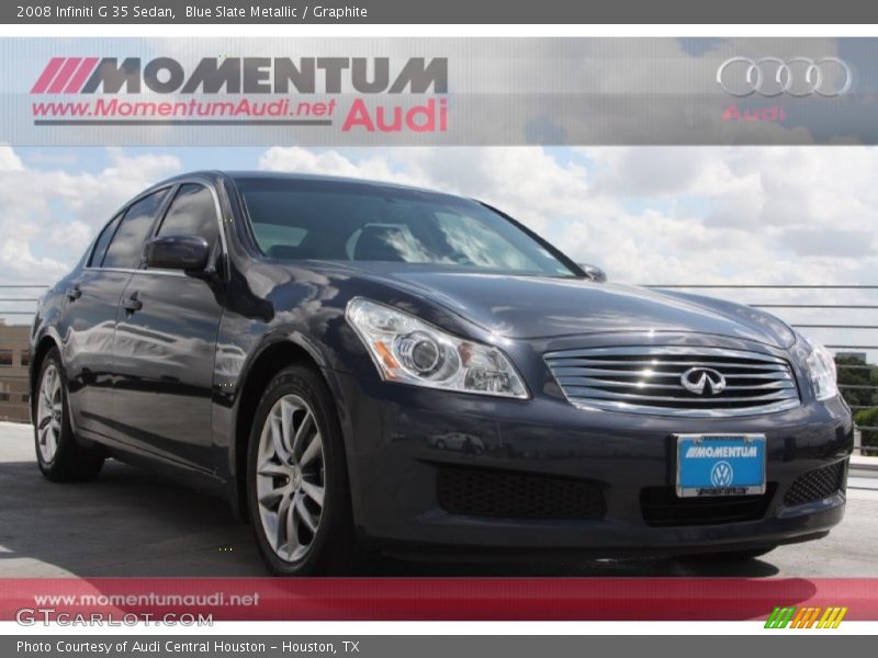 Blue Slate Metallic / Graphite 2008 Infiniti G 35 Sedan