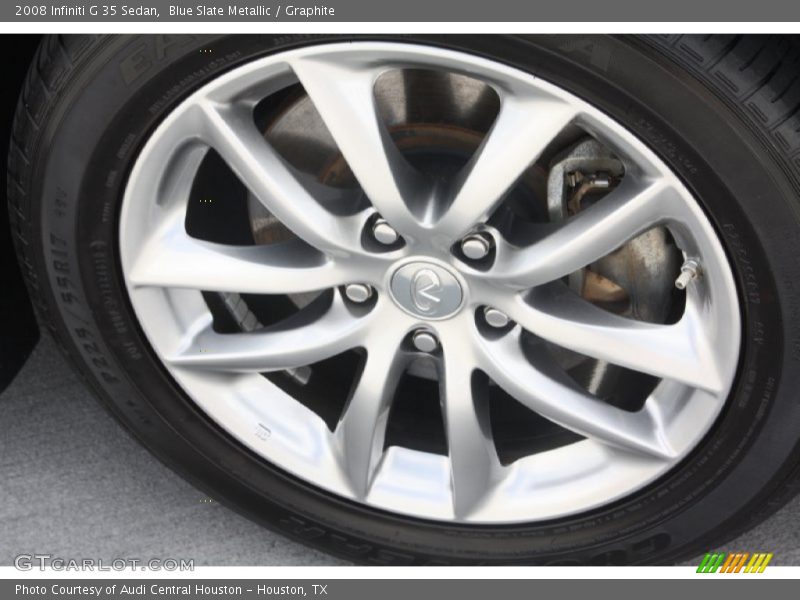 Blue Slate Metallic / Graphite 2008 Infiniti G 35 Sedan